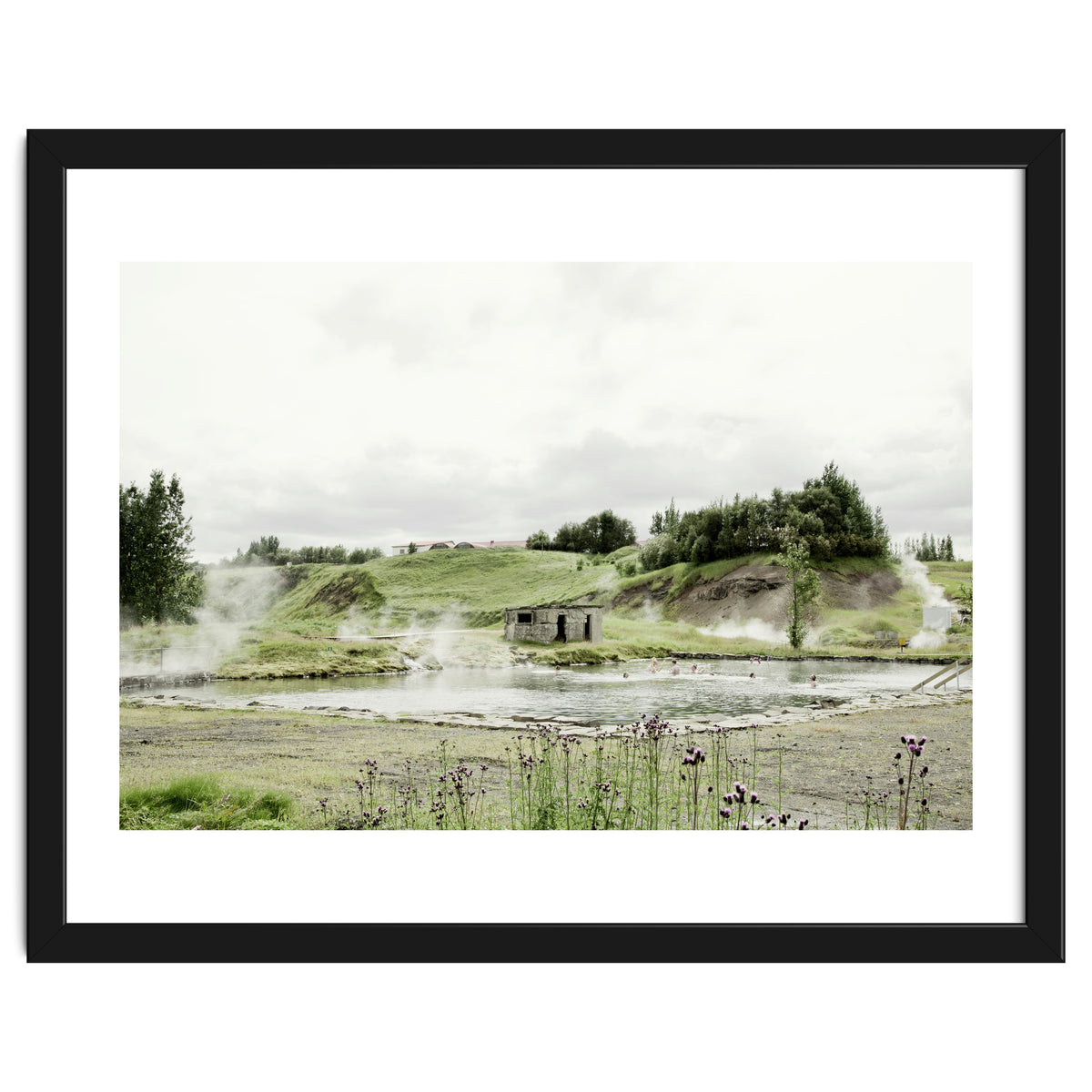 A natural hot spring bath - Iceland