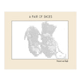 a pair of shoes (1886) – Vincent van Gogh(ascii art)  (Print Only) thumbnail