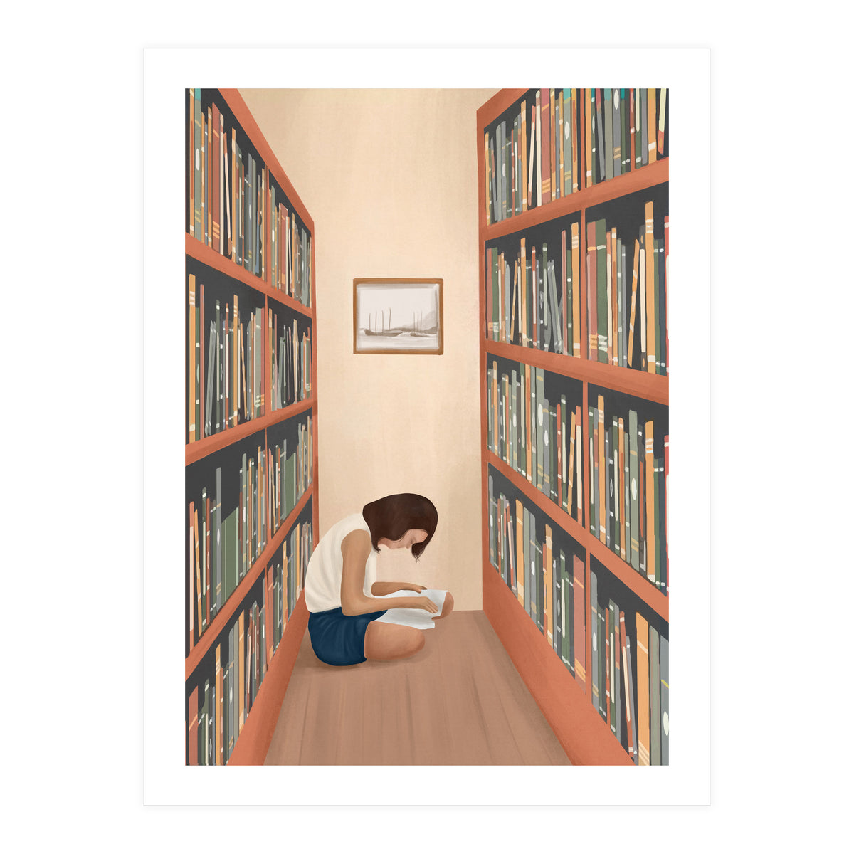 Getting Lost In A Book (Print Only)