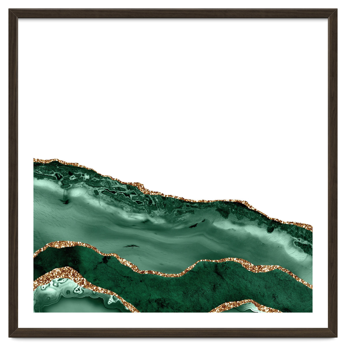Emerald & Gold Agate Texture 08