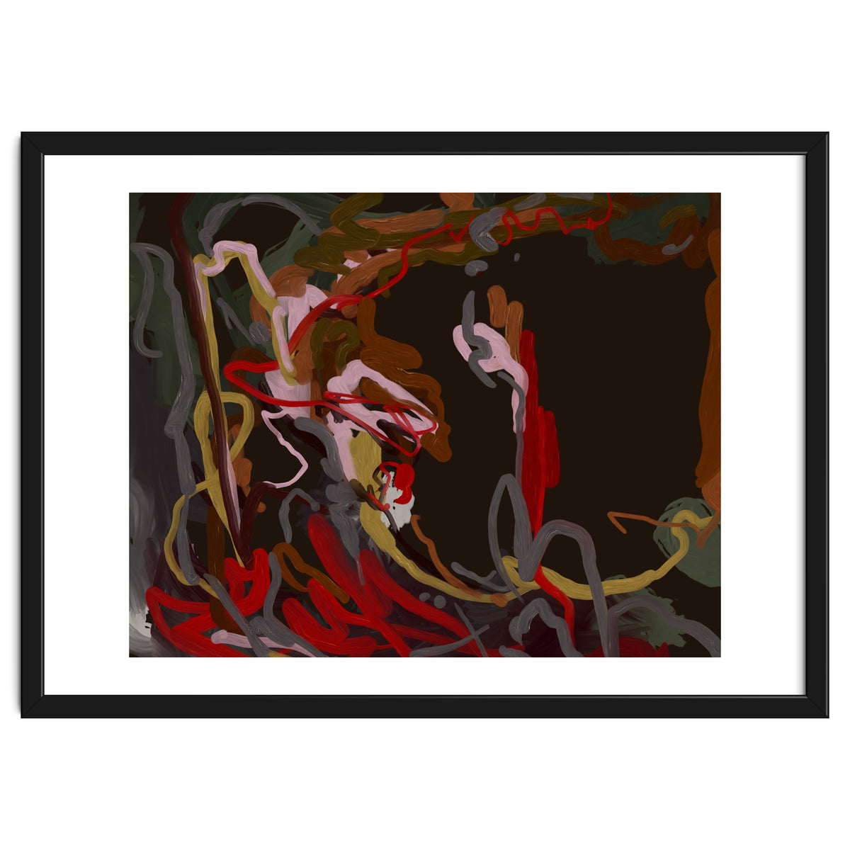 Abstract Fluidity oil painting