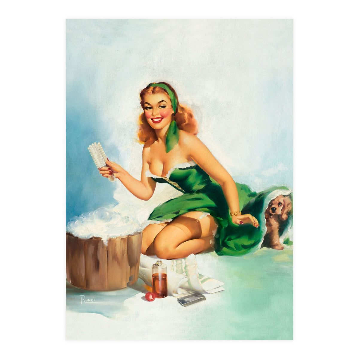 Time For A Bath (Print Only)