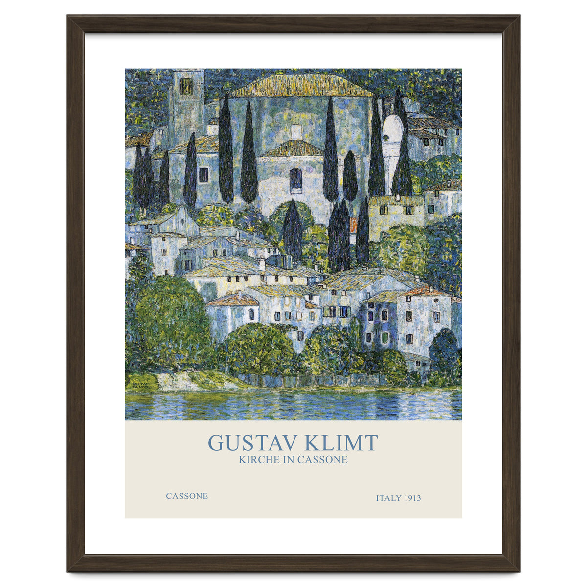Gustav Klimt - Kirche in Cassone
