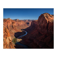 Canyon Majesty: River Through the Red Rocks (Print Only)