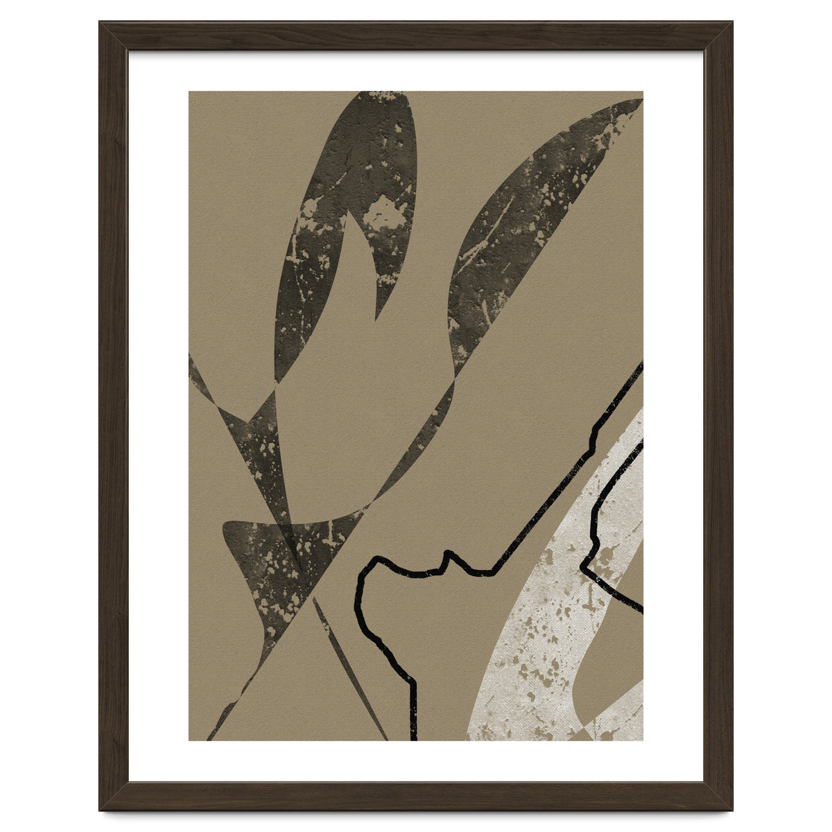 Black Line Minimalist Abstract