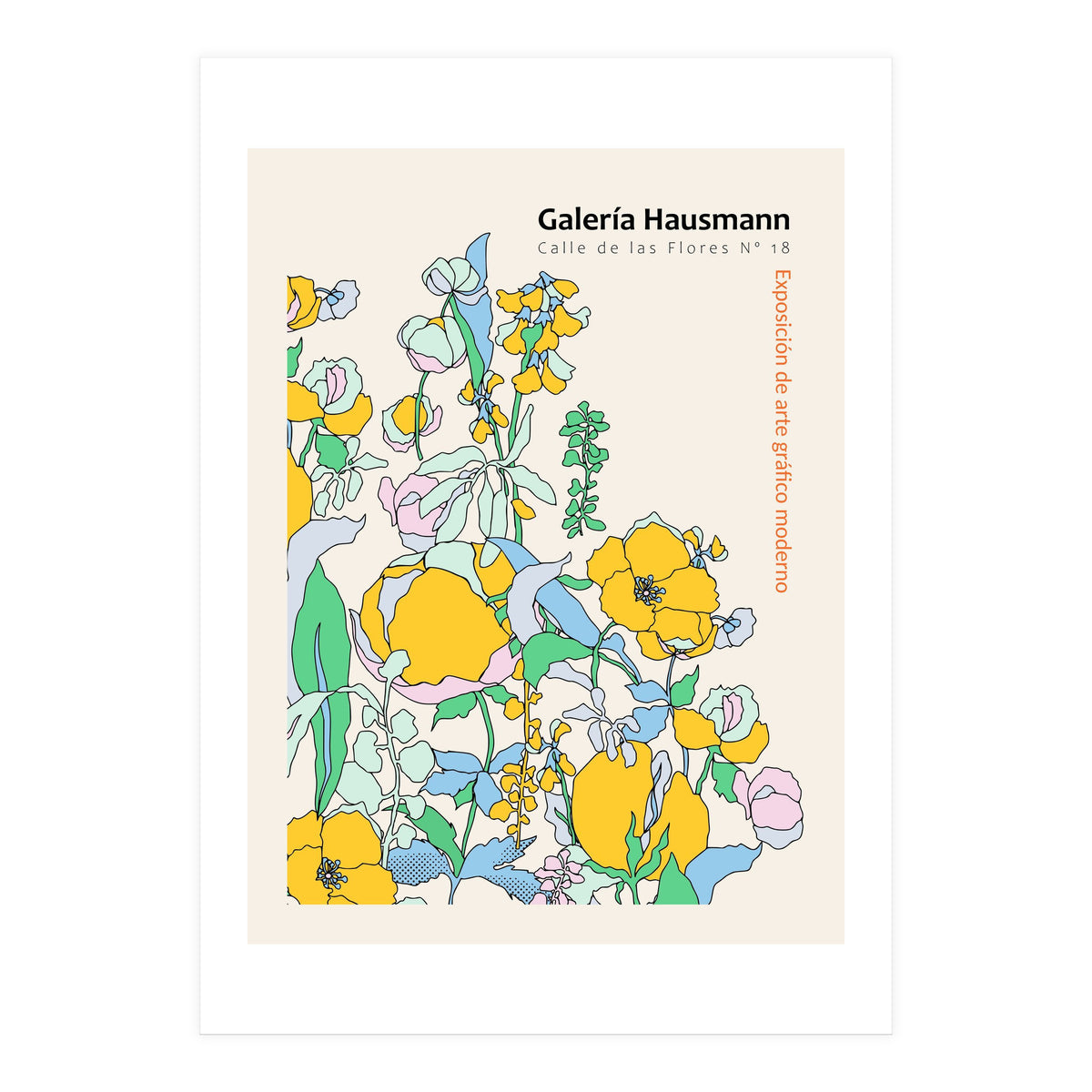 Exhibition of modern graphic art Madrid (Print Only)