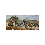 'Andalusia, The Round Up', 1914, Oil on canvas, 358 x 766,5 cm. (Print Only) thumbnail