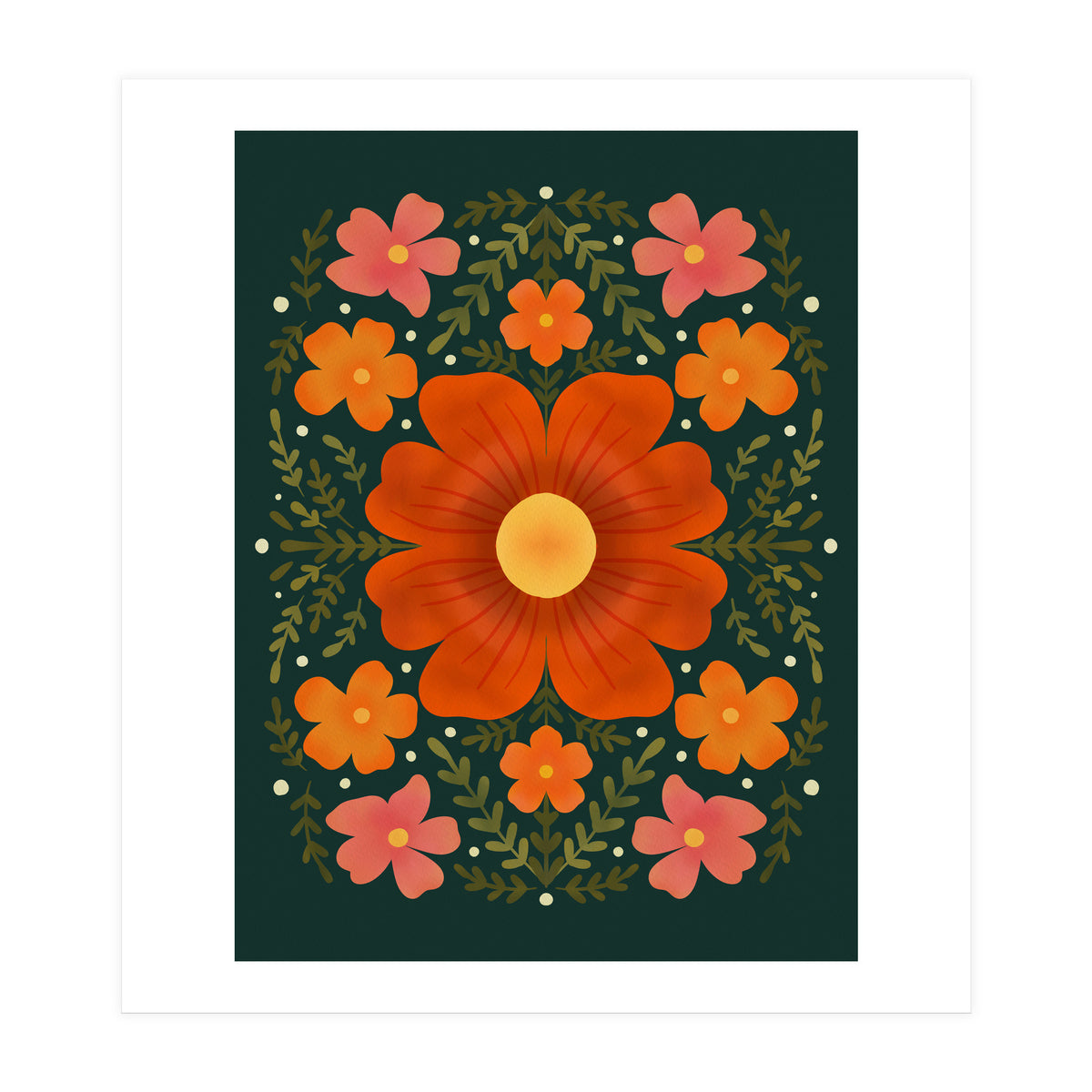 Red Flower (Print Only)