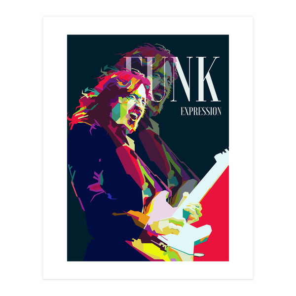 John Frusciante Funk Metal Guitarist WPAP (Print Only)