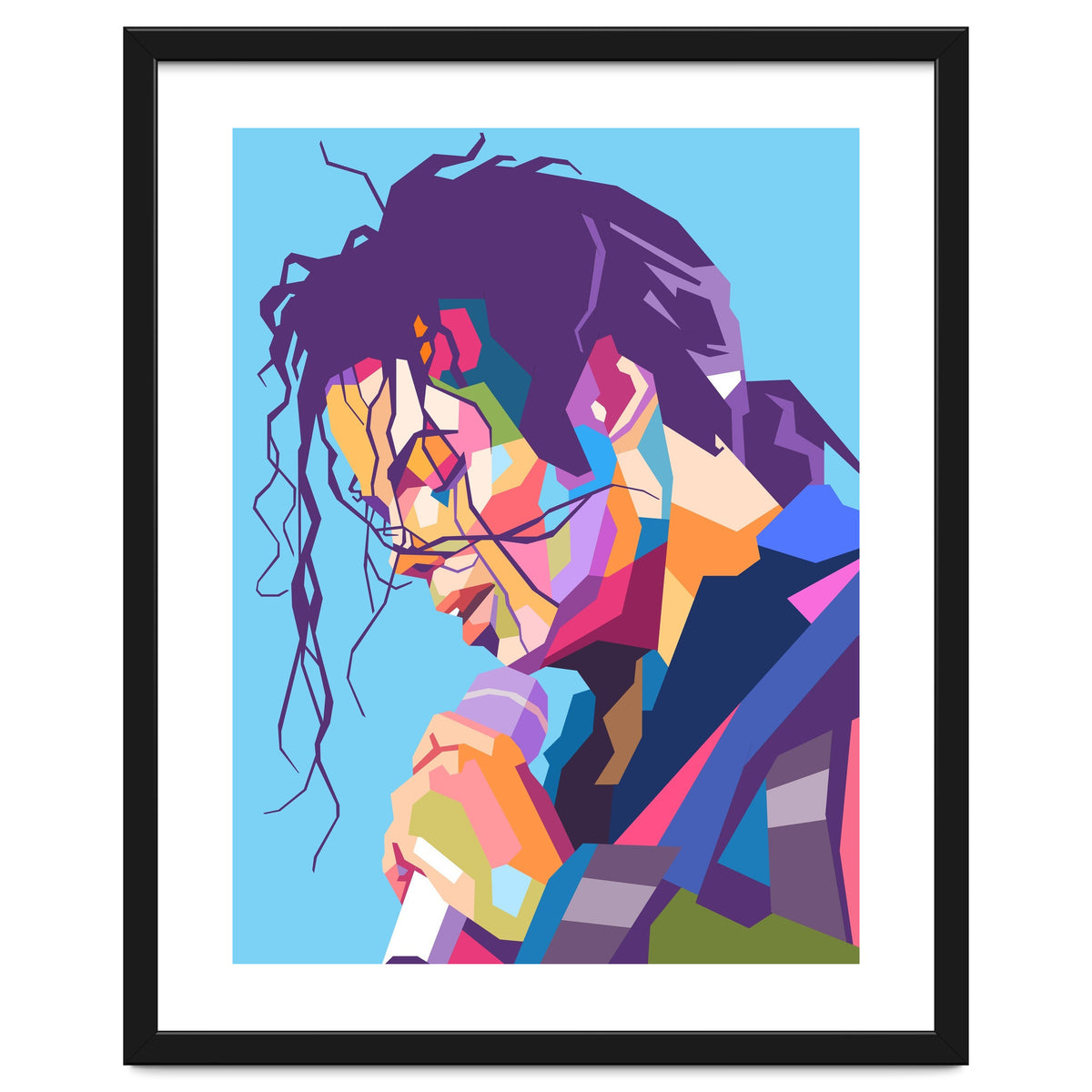 Michael Jackson pop art portrait