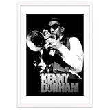 Kenny Dorham Jazz Trumpeter in Grayscale thumbnail