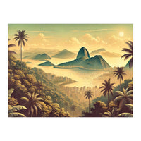 Vintage Brazil, Rio De Janeiro Tropics Poster (Print Only)