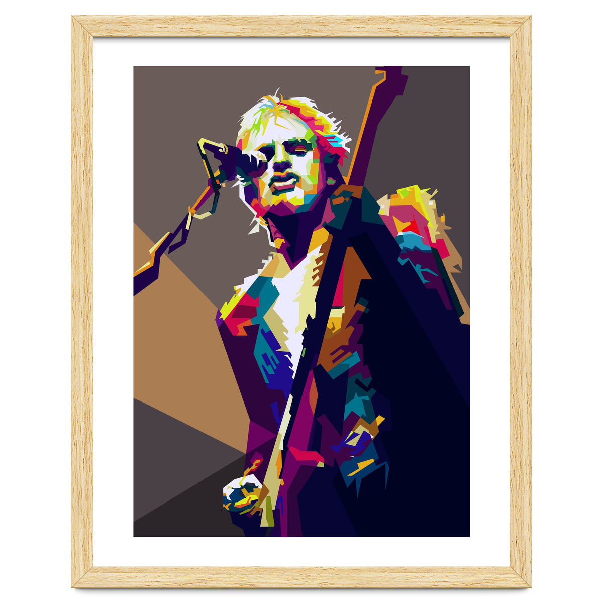Sting The Police Pop Art WPAP