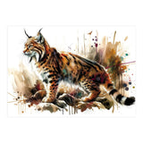 Lynx In The Wilderness (Print Only) thumbnail