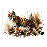 Lynx In The Wilderness (Print Only)