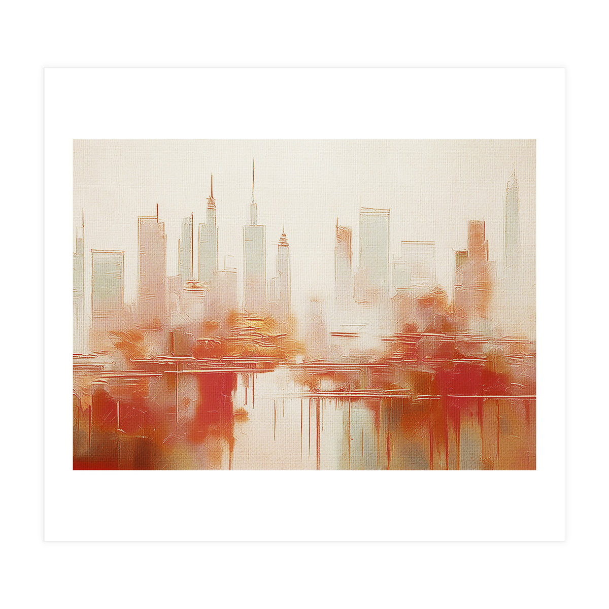 Buildings At Dusk 04 (Print Only)