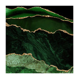Green & Gold Agate Texture 02  (Print Only) thumbnail