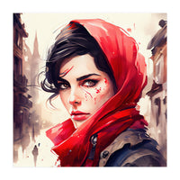 Modern Little Red Riding Hood (Print Only)