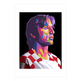 Luka Modric pop art portrait (Print Only) thumbnail