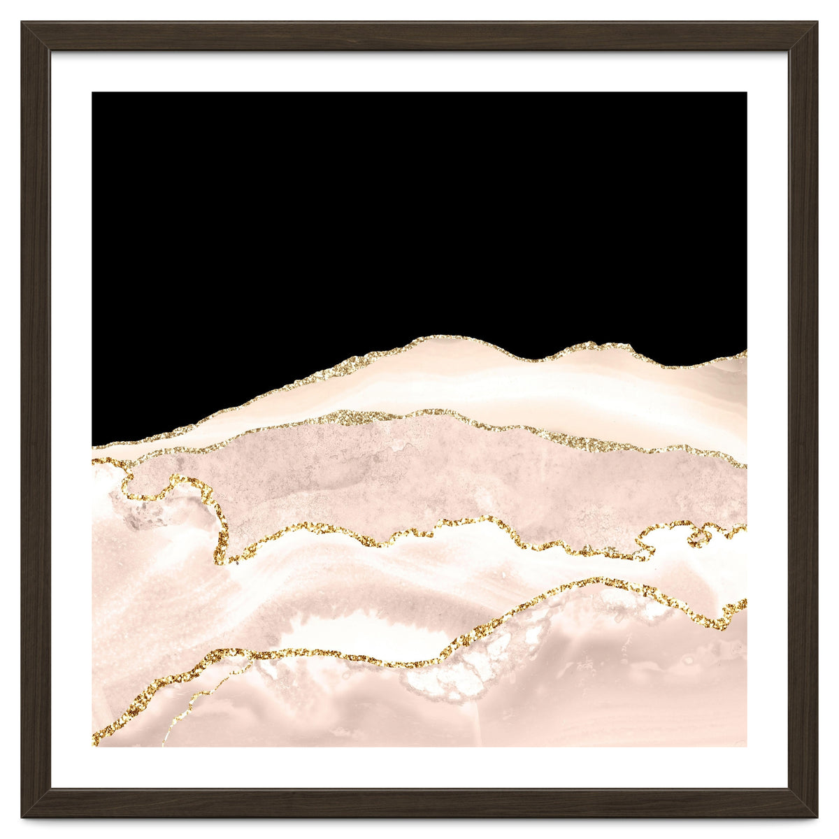 Ivory & Gold Agate Texture 03