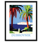 Dubrovnik, The Fortress and Palm Trees thumbnail