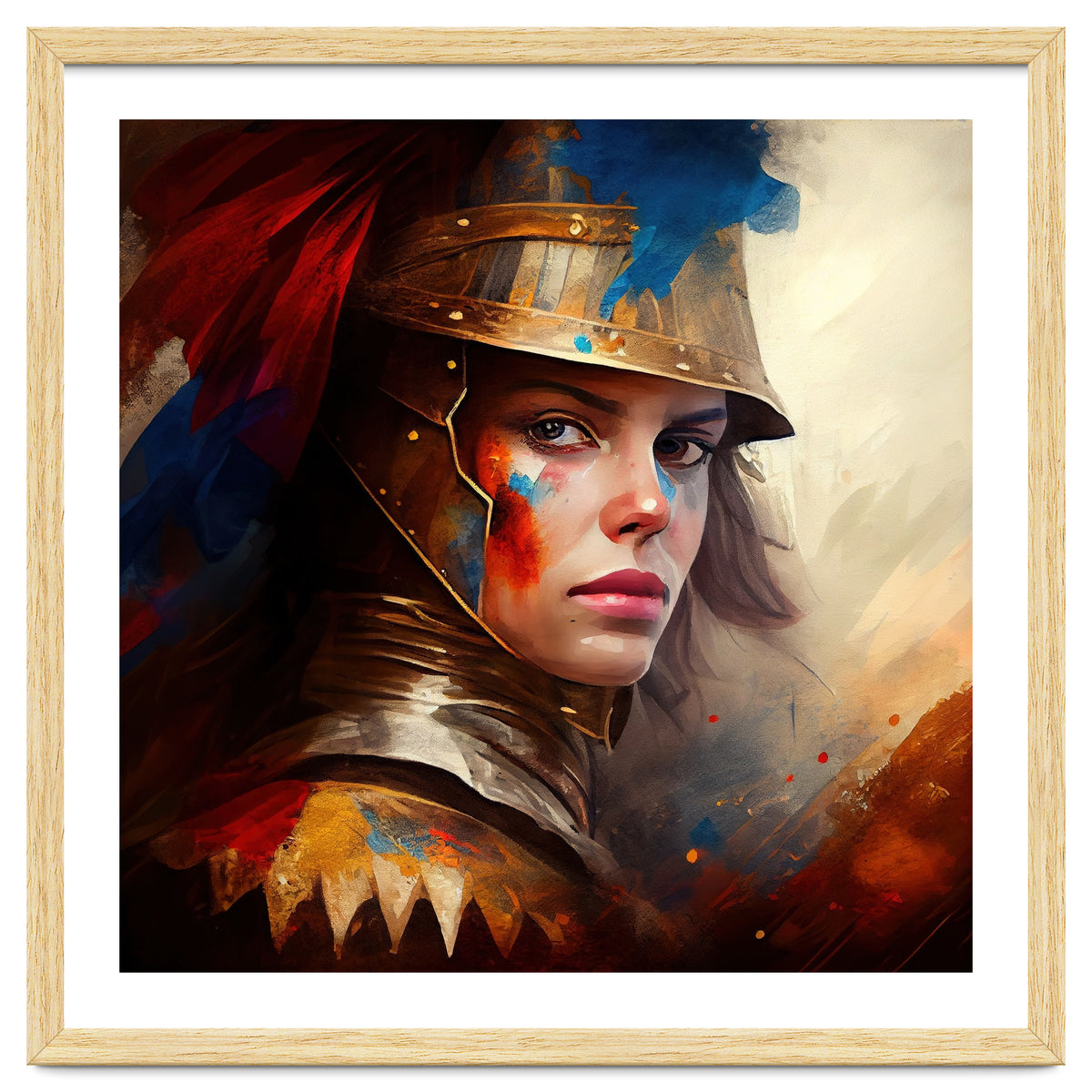 Powerful Medieval Warrior Woman #4