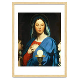 Jean Auguste Dominique Ingres / 'The Virgin Mary Prays to the Host', 1866. thumbnail