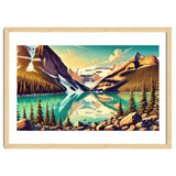 Vintage Lake Louise Banff Poster, Canada thumbnail