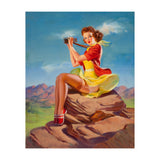 Pinup Sexy Binoculars Girl (Print Only) thumbnail