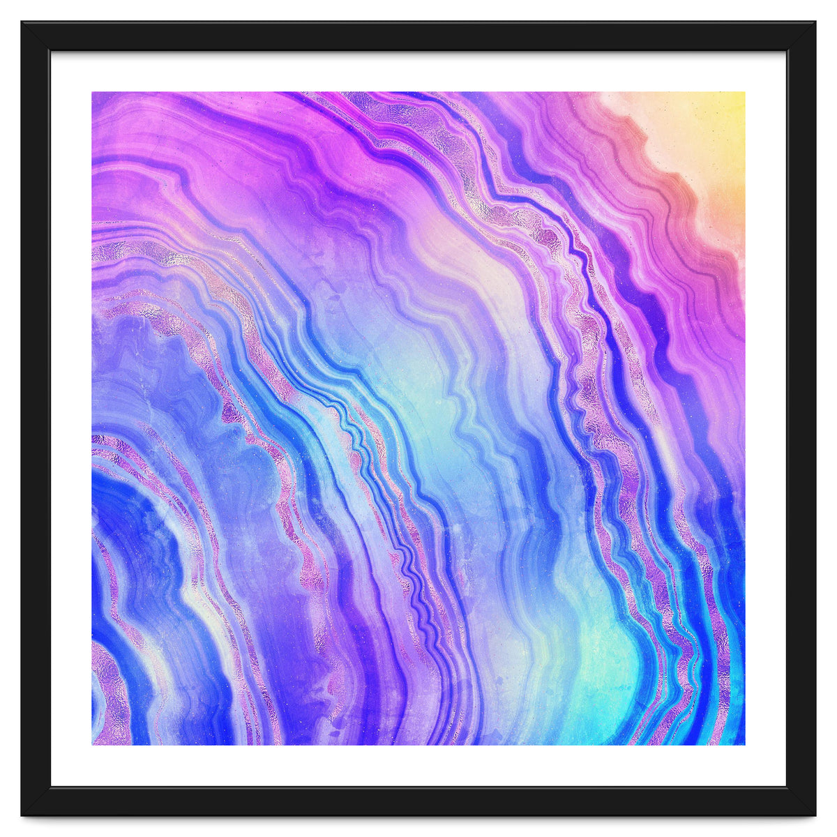 Neon Agate Texture 07