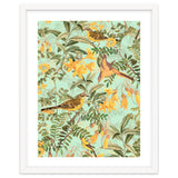 Yellow Birds in Tropical Jungle Paradise thumbnail