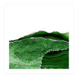 Green & Silver Agate Texture 10  (Print Only) thumbnail