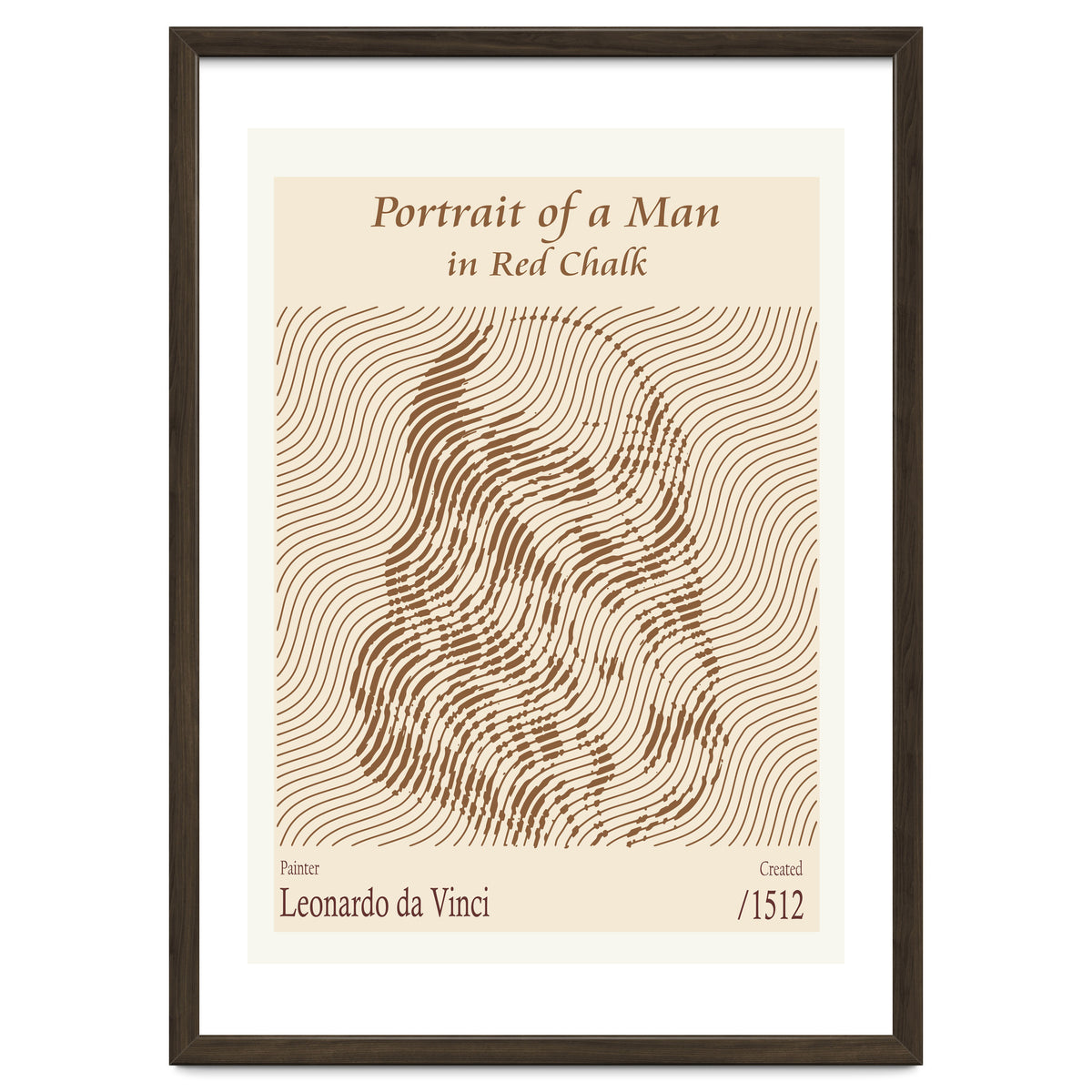 Portrait Of A Man In Red Chalk (self Portrait) – Leonardo Da Vinci (1512)