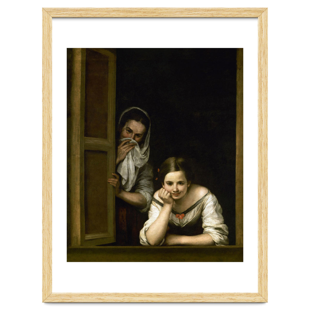 Bartolome Esteban Murillo:Two Women at a Window, c.1655/1660. National Gallery of Art Washington DC.