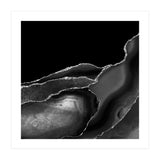 Black & Silver Agate Texture 04  (Print Only) thumbnail