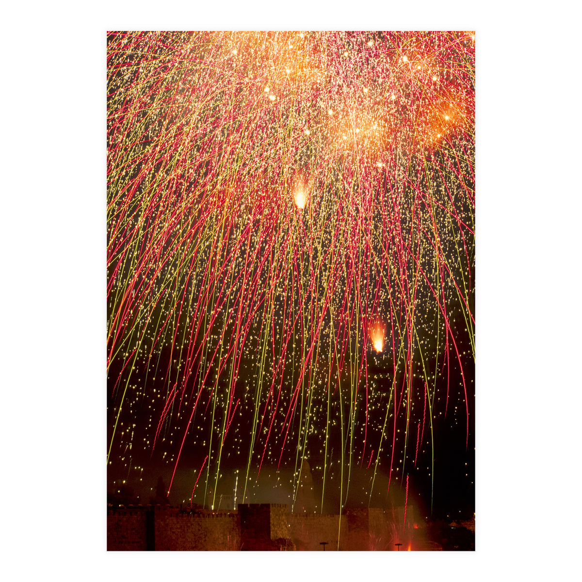 Fireworks over Jerusalem II (Print Only)