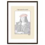 Young Man with an Apple (1505) – Raphael (ascii art) thumbnail