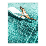 Pool Day | Summer Swimming Swim Fashion | Bath Vacation Relax Self Care Watercolor Painting (Print Only) thumbnail