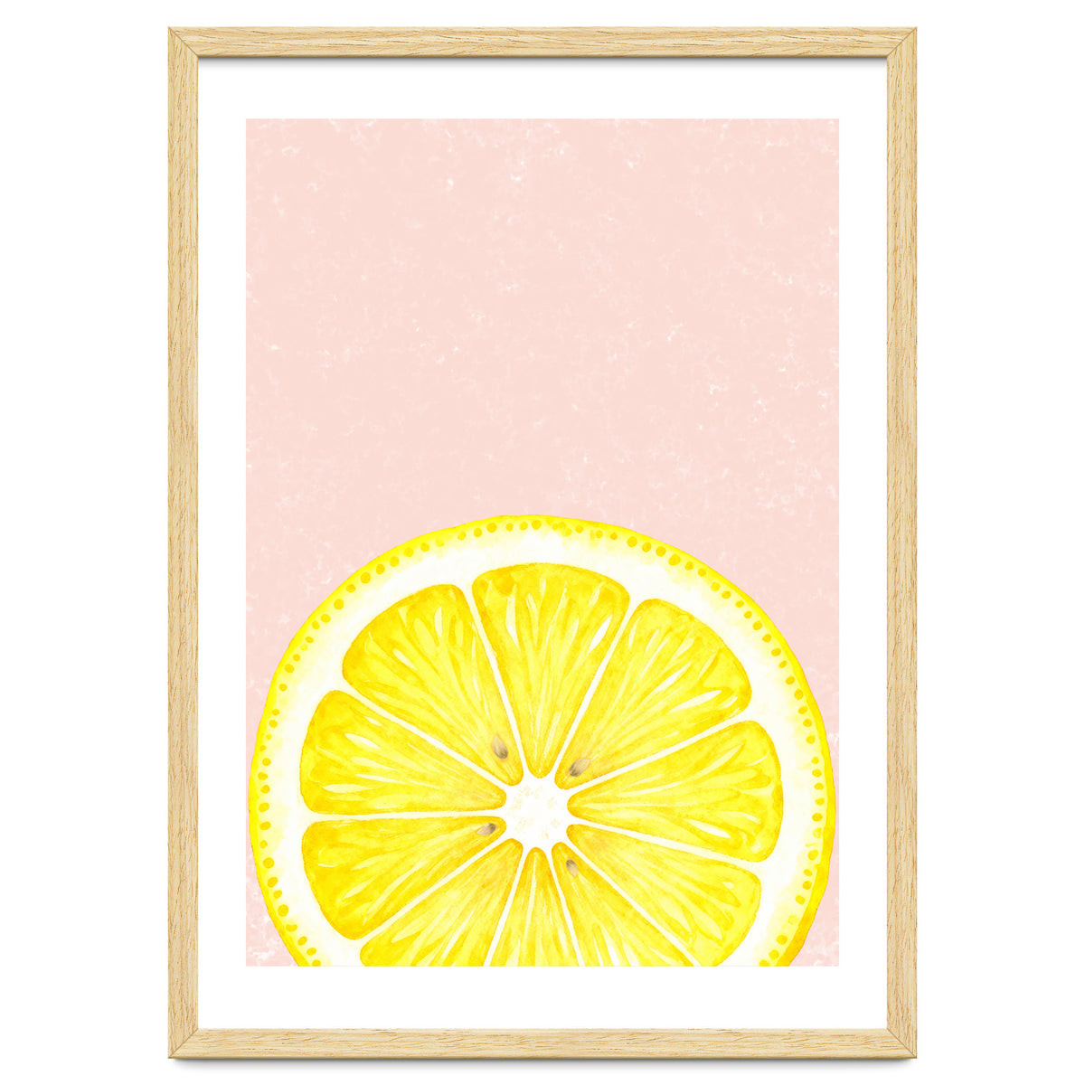 Lemon Slice, Fresh Citrus Kitchen Summer Art