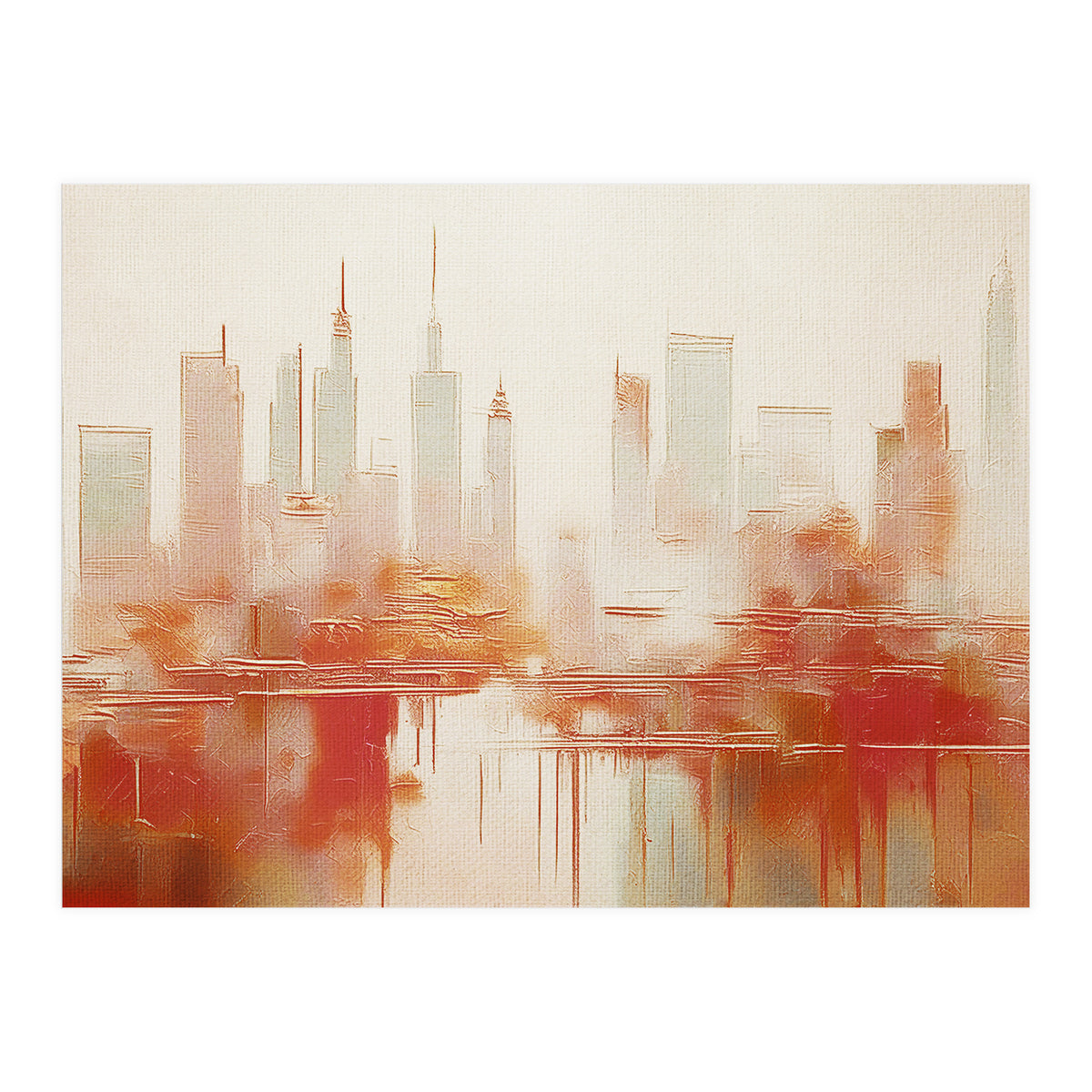 Buildings At Dusk 04 (Print Only)