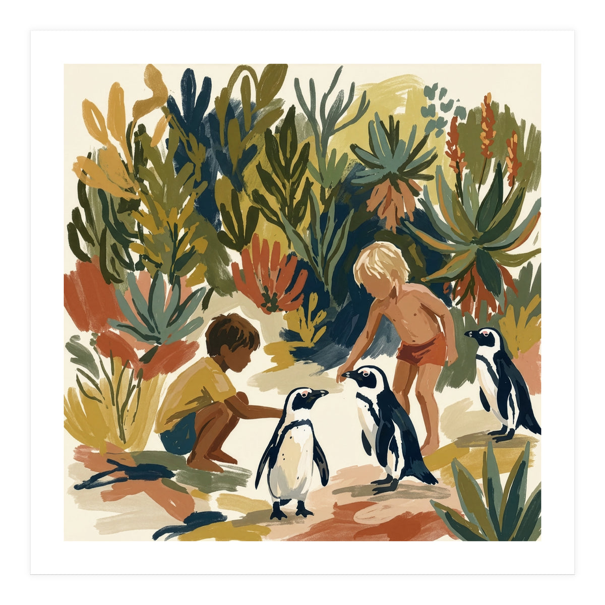Tropical Kid Adventure (Print Only)