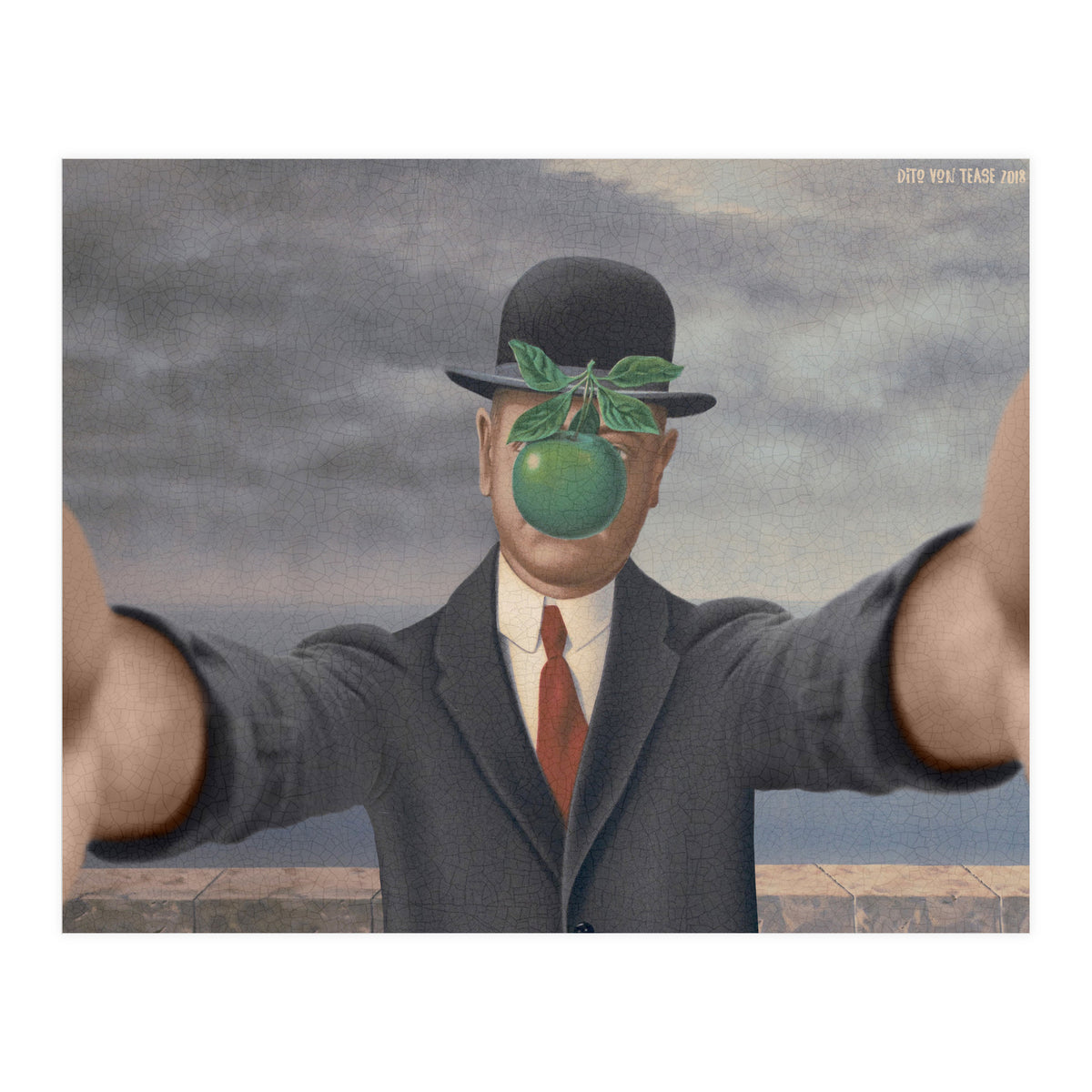 The Son Of Man - Magritte - Selfie (Print Only)