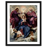 'The Coronation of the Virgin', ca. 1635, Spanish School, Oil on canvas, 176 cm x 124 cm, P01168. thumbnail