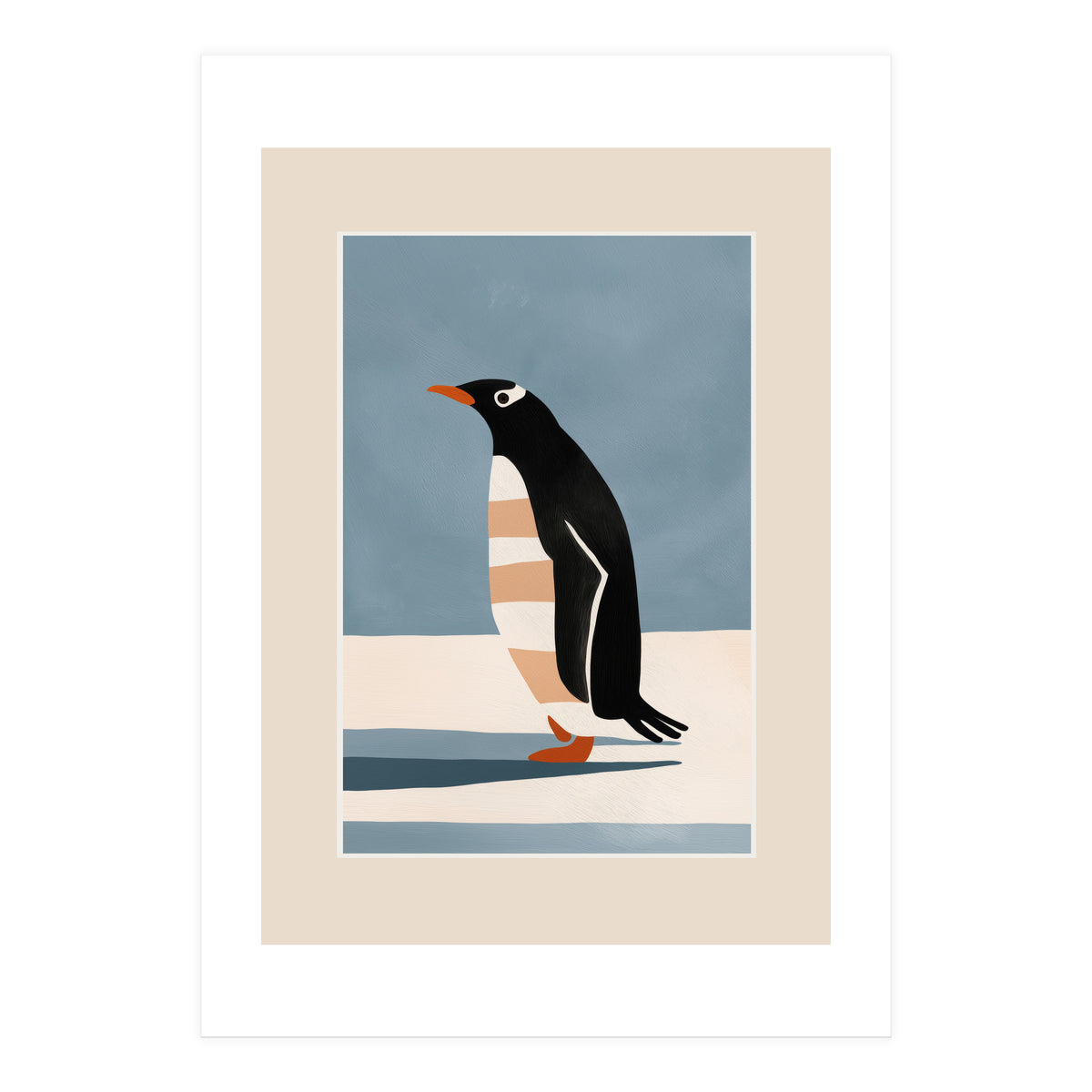 Penguin On Ice (Print Only)