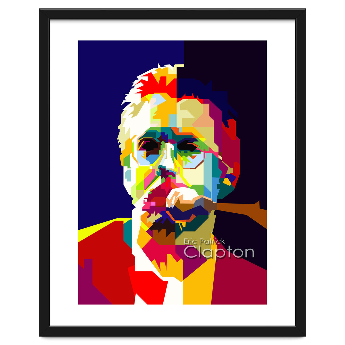 Eric Clapton English Blues Guitarist And Singer Pop Art WPAP