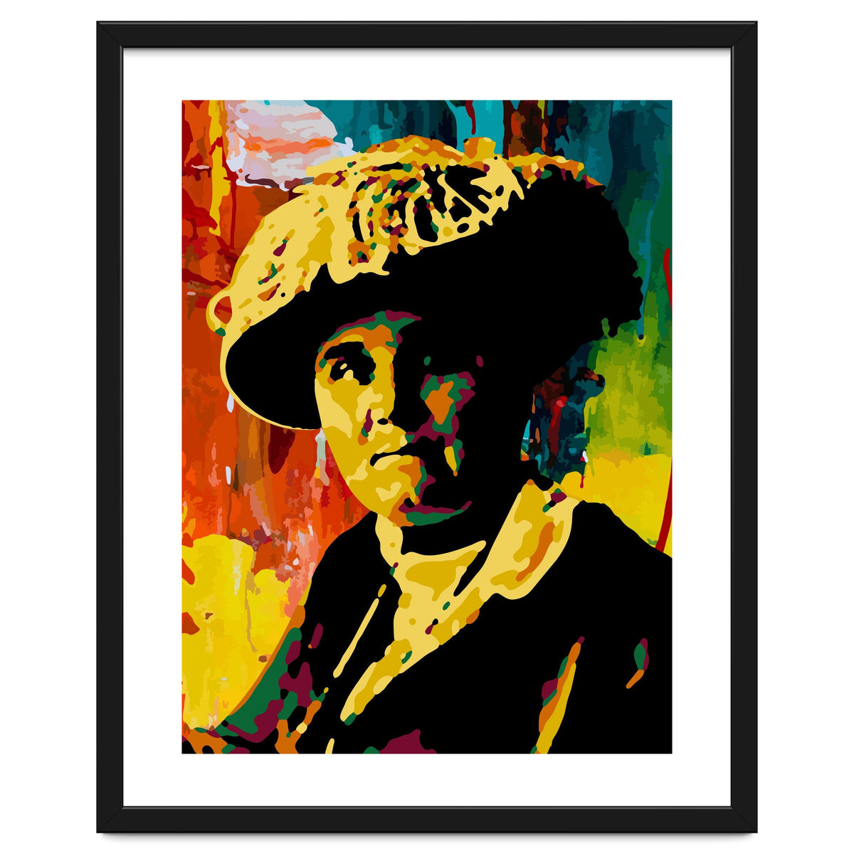 Jane Addams Colorful Abstract Art