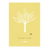 Happy Bird and Tree (Print Only) thumbnail