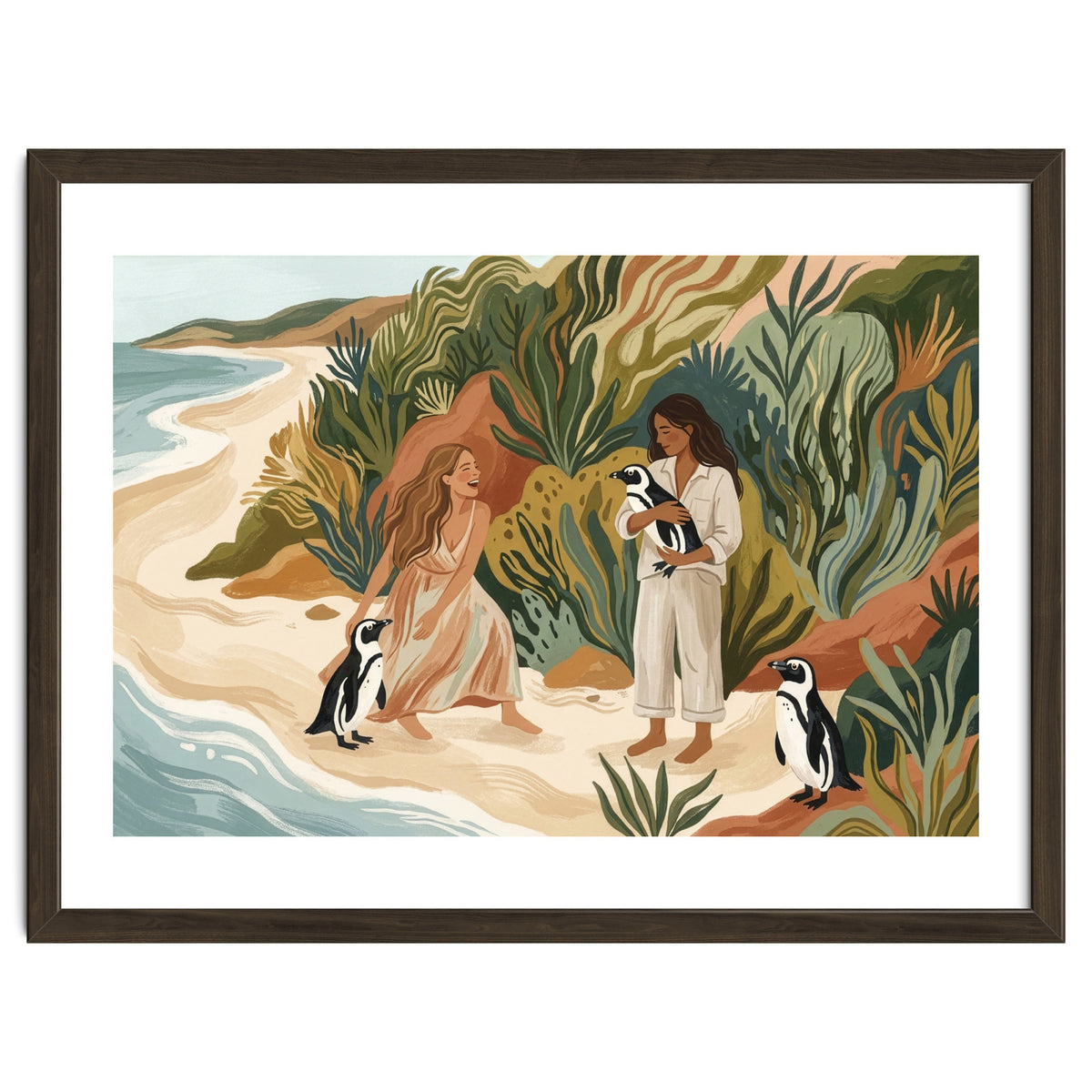 Penguin Friends By The Sea