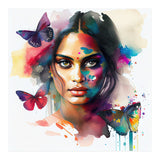 Butterfly Bloom Hindu Portrait (Print Only) thumbnail