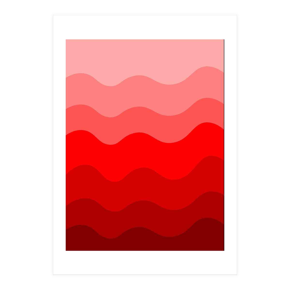Red gradient design  (Print Only)